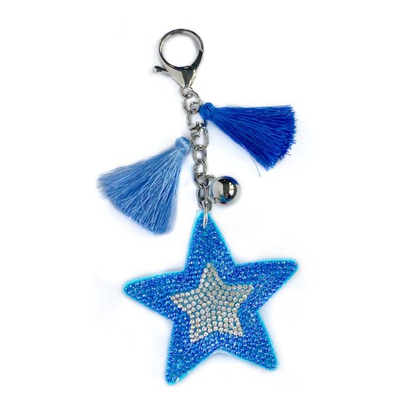 Twinkle Star Key Chain, Bag Tassel Charm for Purse, Backpack, or Tote Bag - Picture 1 of 1
